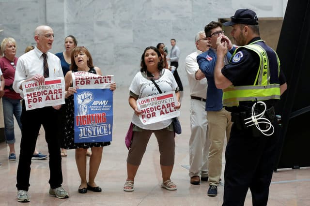 Republican push to end Obamacare collapses