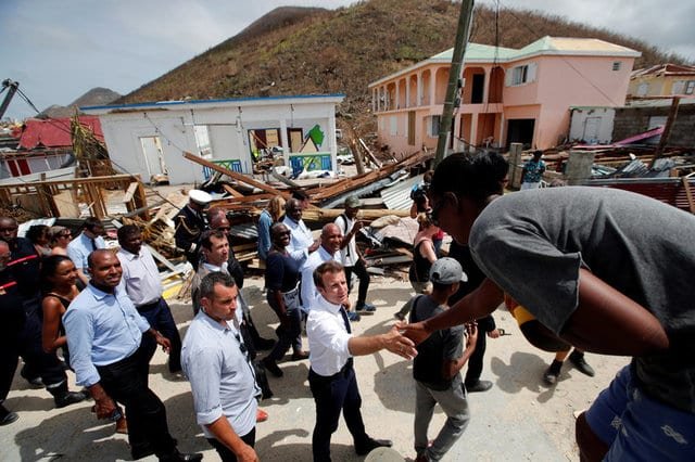 Macron vows Caribbean rebuild as anger rises against European powers