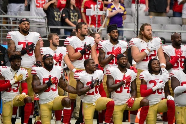 NFL stars kneel during anthem again despite Trump demands