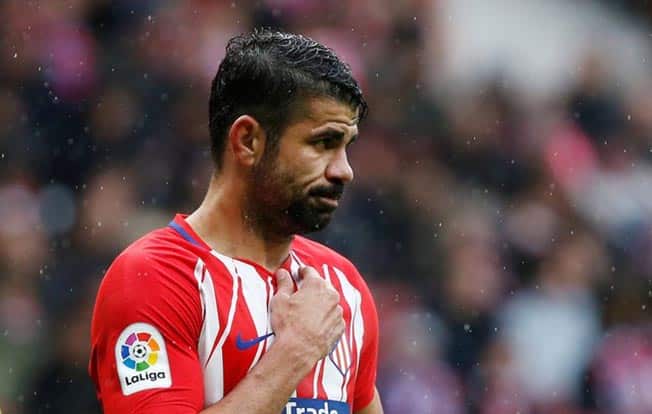 Costa sees red few second after scoring in first start for Atletico Costa sees red few second after scoring in first start for Atletico