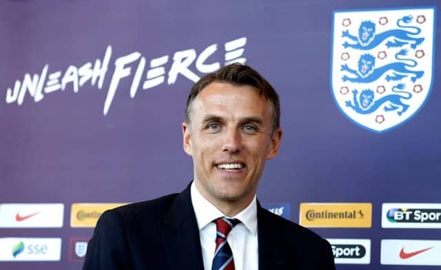England women's team coach Phil Neville sorry for offensive tweets England women's team coach Phil Neville sorry for offensive tweets