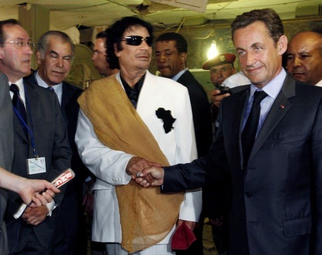 Ex-French President Sarkozy held for questioning