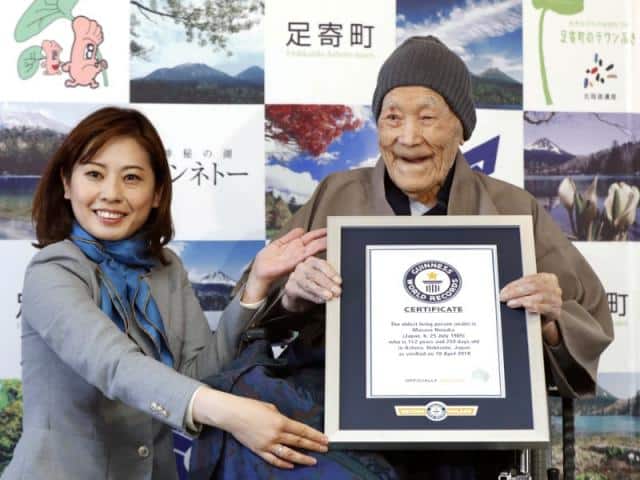 Japanese man, 112, recognised as world’s oldest male