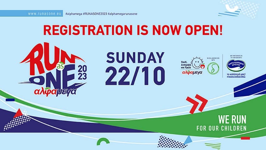 Registration for ALPHAMEGA RUN AS ONE 2023 is now open