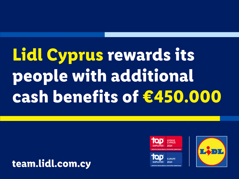 Lidl Cyprus staff receive additional €450K in cash benefits