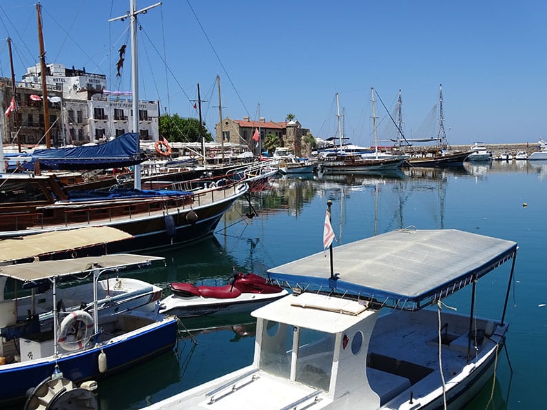The fishermen were taken to Kyrenia