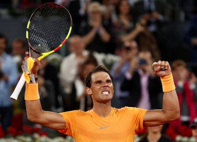 world number one rafa nadal set   new record of winning 50