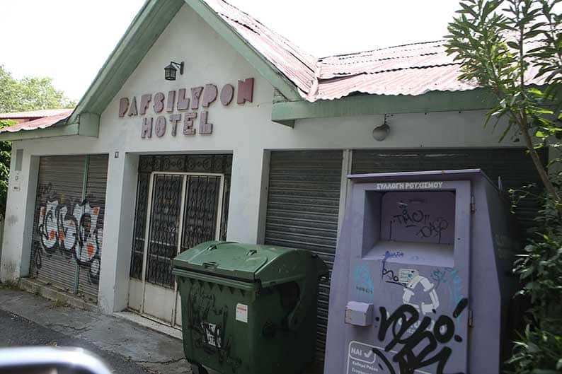 Platres: The mayor plans to turn the long-shuttered Pafsilypon hotel into 'a heart of culture' (Christos Theodorides)