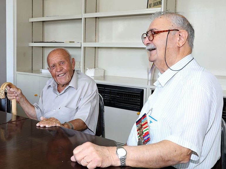 Greek Cypriot and Turkish Cypriot, WW II vets, meet for the first time in 70 years