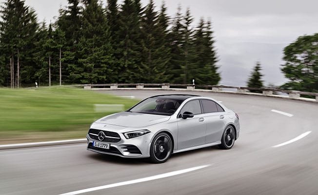 new mercedes a-class saloon