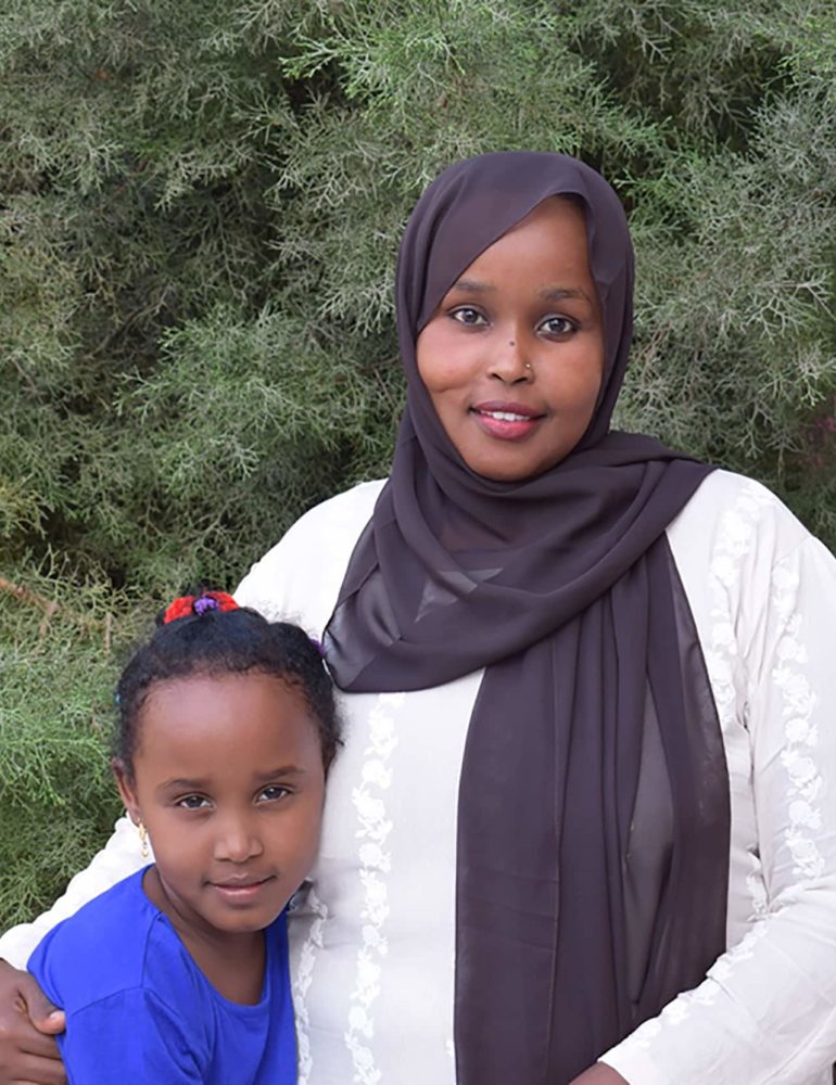 Somali mother reunited with daughter after three years apart