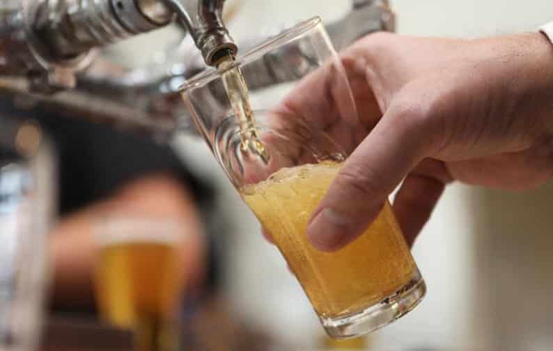 image Beer consumption down almost half in January