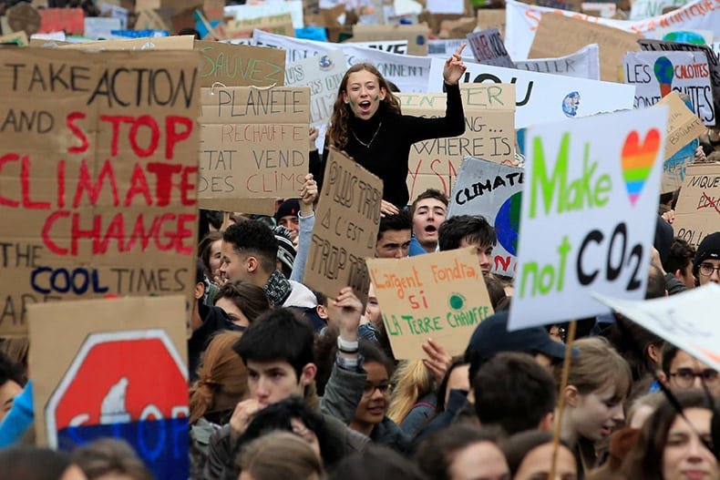 Children’s climate strike spreads worldwide