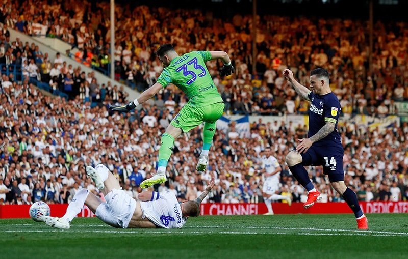 Derby fight back to beat Leeds and set final date with Villa