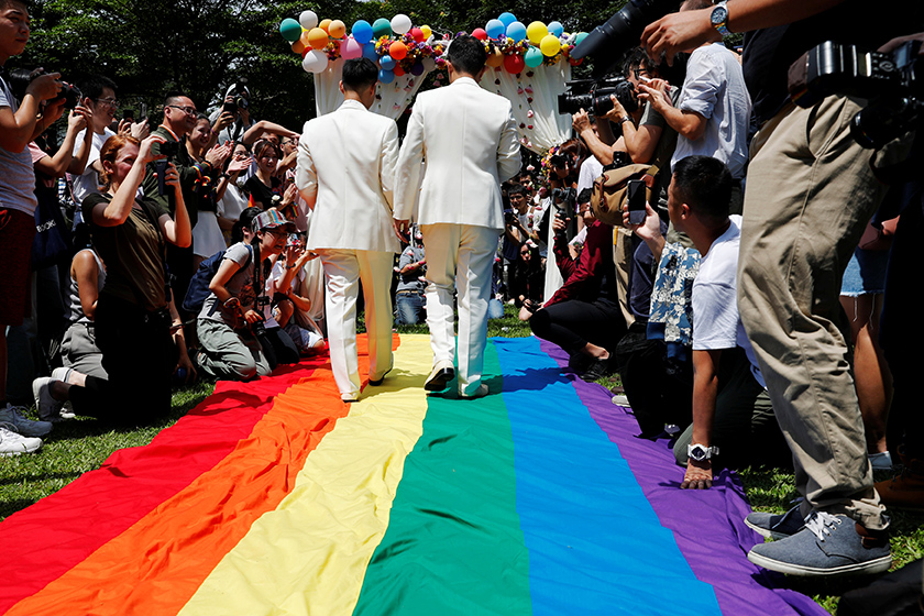 Gay marriages history