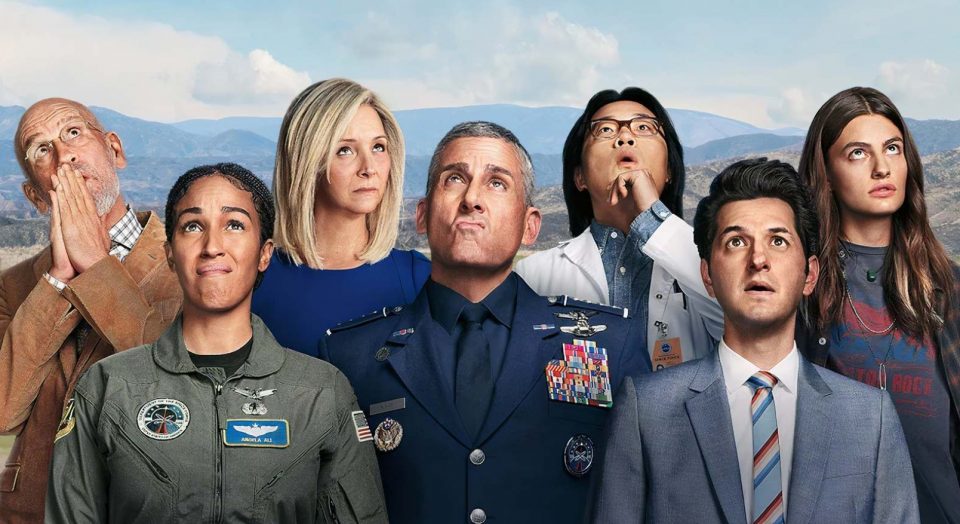 With a combined previous catalogue including The Simpsons, Parks and Recreation and The Office, the team behind Netflix comedy Space Force - Steve Carell and Greg Daniells – had a lot to live up to.