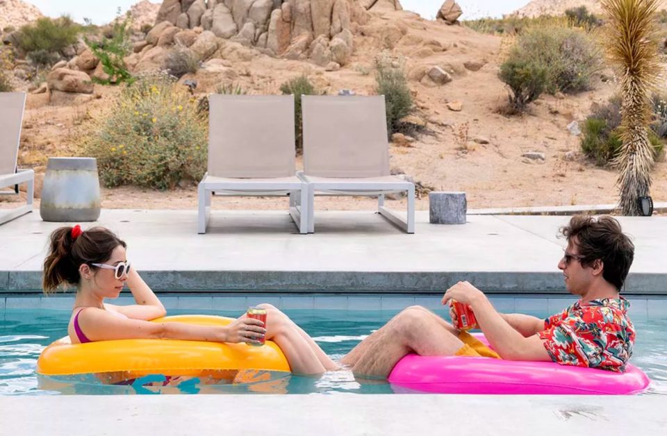 Recently-released Hulu original Palm Springs is Siara’s first feature film. It stars Andy Samberg, Cristin Milioti, Peter Gallagher, JK Simmons, Camila Mendes and Tyler Hoechlin. As the title suggests, the bulk of the movie takes place in Palm Springs, a resort city in the Sonoran desert of Southern California.