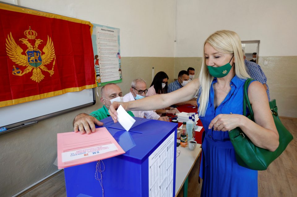 General Election In Podgorica, Montenegro