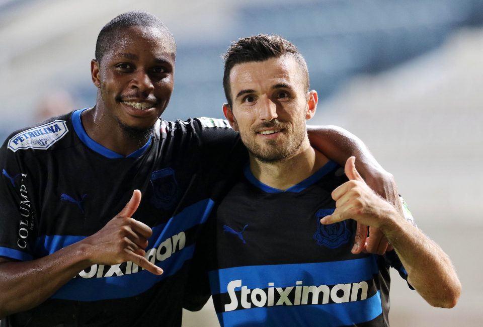 Apollon are through to the second round of Europa League League qualifying after an emphatic 5-1 win over Georgian side Saburtalo Tbilisi in Limassol on Thursday night.