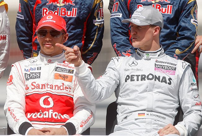 Lewis Hamilton And Michael Schumacher