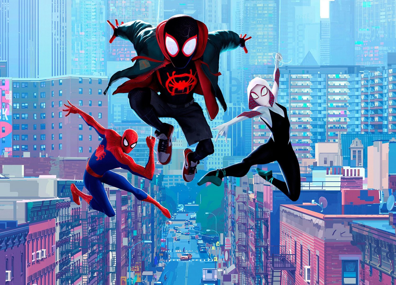 Через вселенные когда выйдет. Spider-Verse Майлз Моралес. Человек-паук через вселенные мультфильм 2. Человек паук Спайдер вёрс. Человек-паук Майлз Моралес и Питер Паркер.