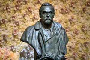 File Photo: A Bronze Bust Of Alfred Nobel Is Pictured Before The Nobel Prize Ceremony At Stockholm Concert Hall, In Stockholm