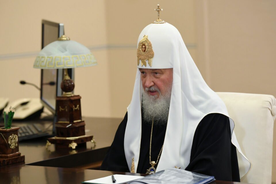 Russia's President Putin Meets With Patriarch Kirill Of Moscow And All Russia, Outside Moscow
