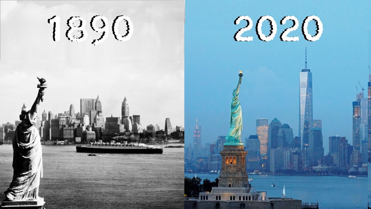Evolution Of New York City Ny 1890 2020