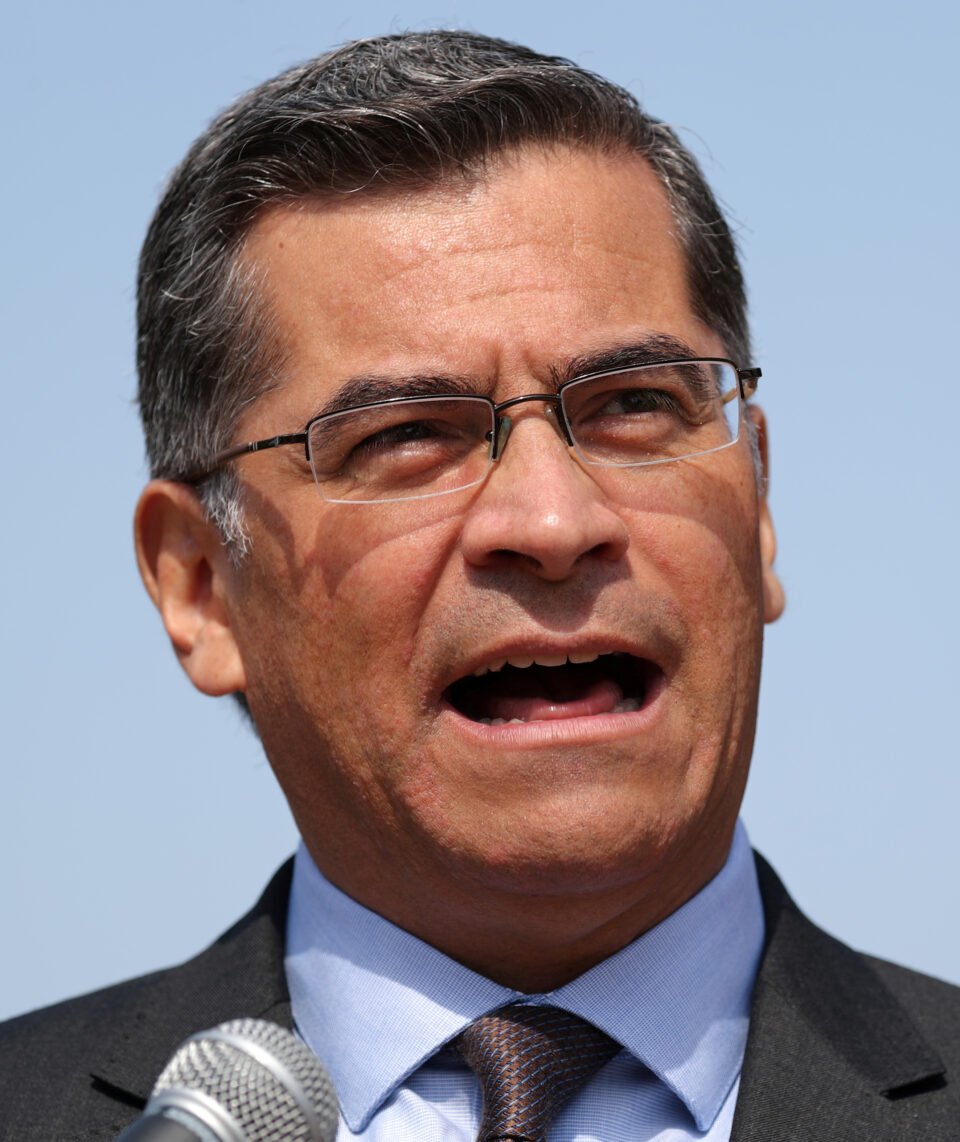 File Photo: California Attorney General Xavier Becerra Speaks About President Trump's Proposal To Weaken National Greenhouse Gas Emission And Fuel Efficiency Regulations, At A Media Conference In Los Angeles