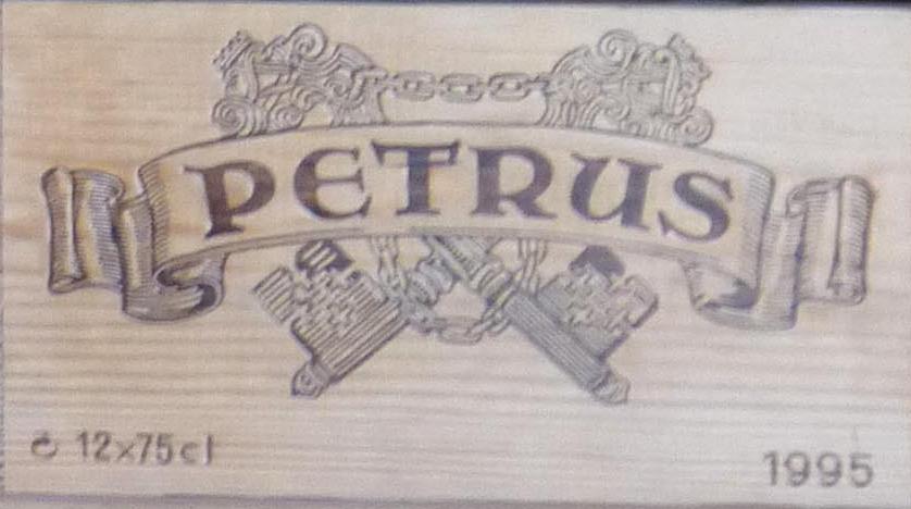 Petrus Wine Box Label