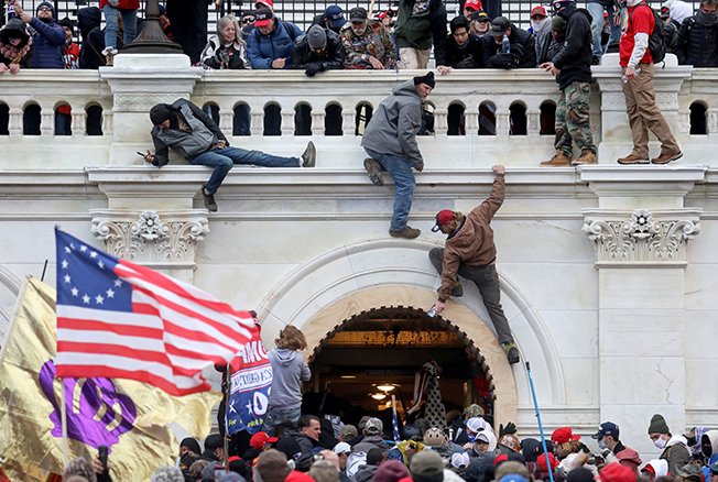 File Photo: The U.s. Capitol Building Is Stormed By A Pro Trump Mob On January 6, 2021