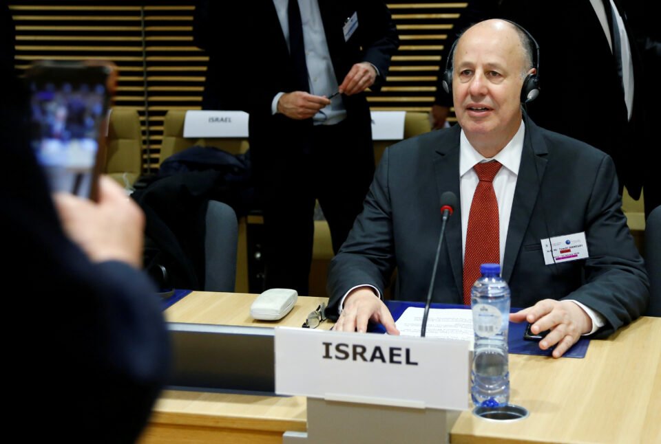 File Photo: Tzachi Hanegbi, Who Is Now Israel's Settlement Affairs Minister, Attends A Meeting At The European Commission
