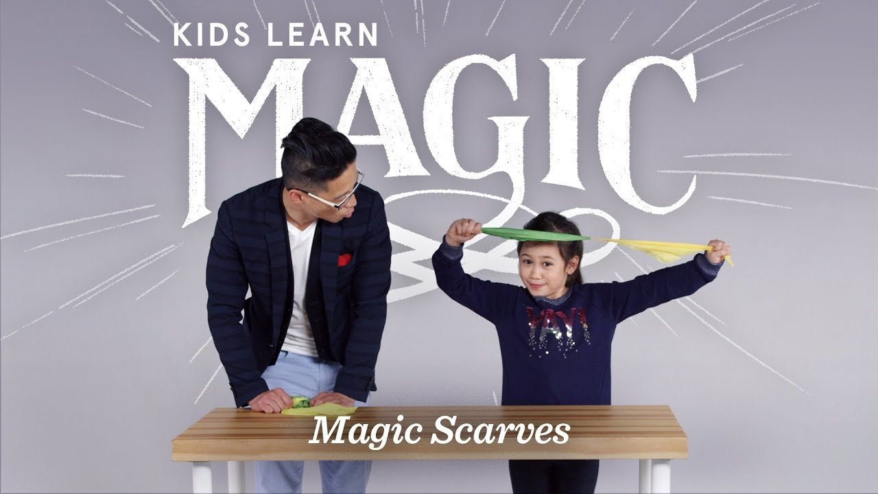 cover Magic tricks for kids: how to make scarves change colours