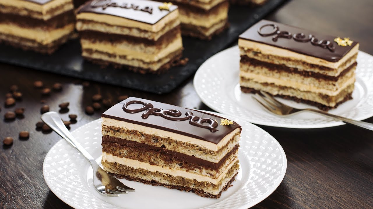 image How to make decadent Opera Cake