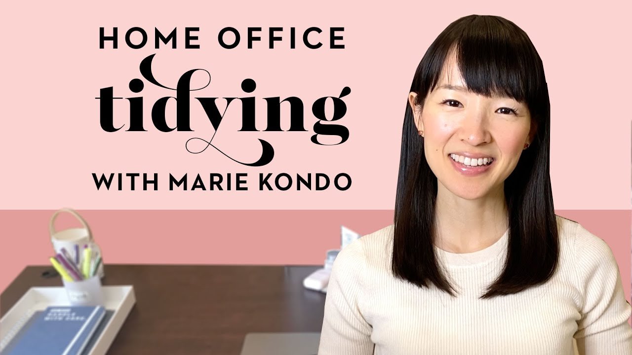 image How to tidy a home office with Marie Kondo