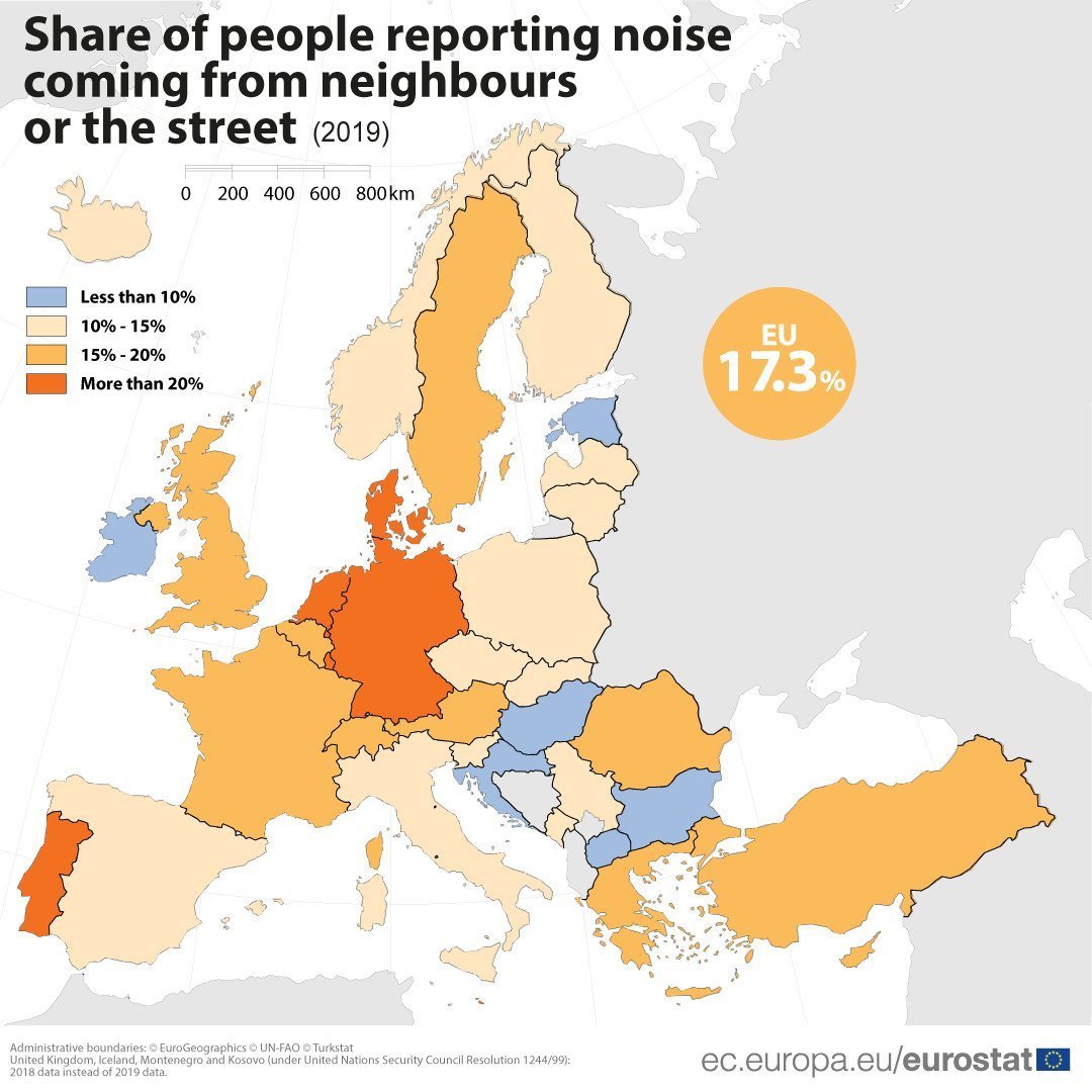 image Nearly one in six Cypriots say have noisy neighbours