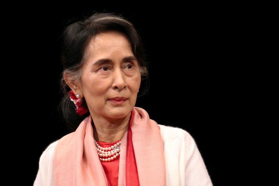 File Photo: Myanmar's Minister Of Foreign Affairs Aung San Suu Kyi Speaks During An Event At The Asia Society Policy Institute In New York