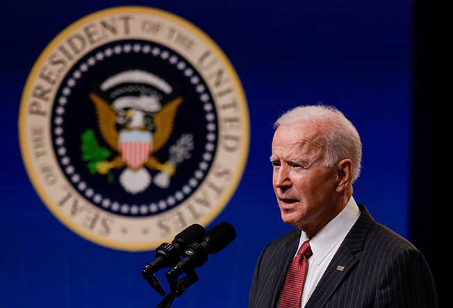 U.s. President Joe Biden Delivers Remarks On The Political Situation In Myanmar At The White House In Washington