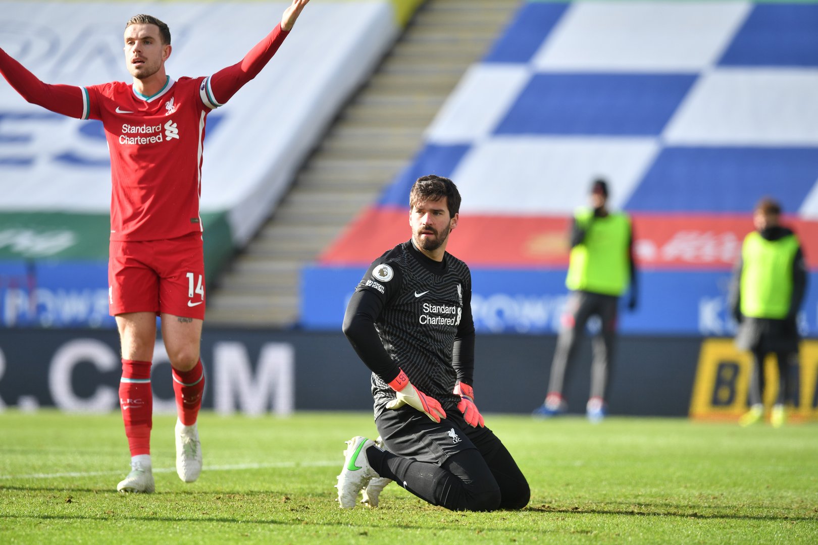 image Alisson at fault again as Leicester earn comeback win over Liverpool