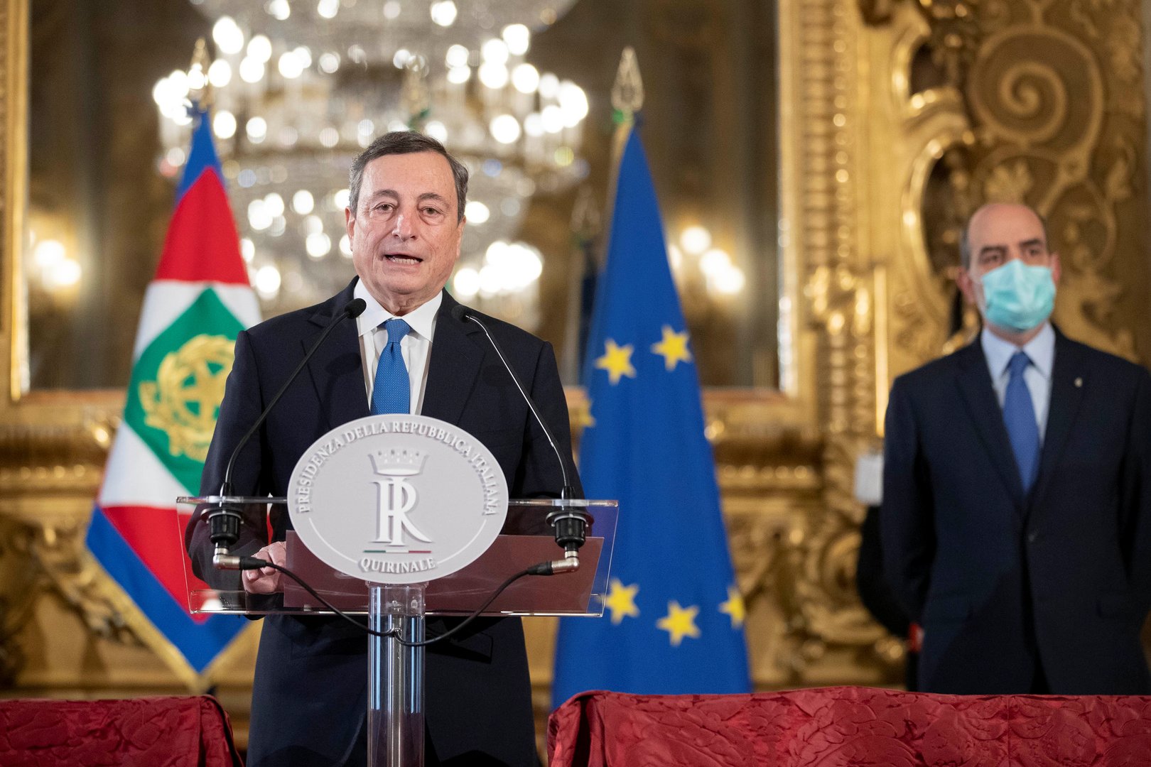 image Italy&#8217;s Draghi accepts challenge to form government as parties hesitate