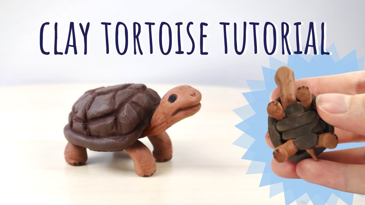 image How to make a tortoise out of polymer clay