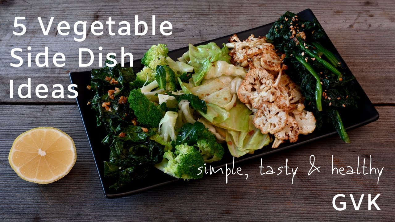 image Five delicious vegetable side dish ideas