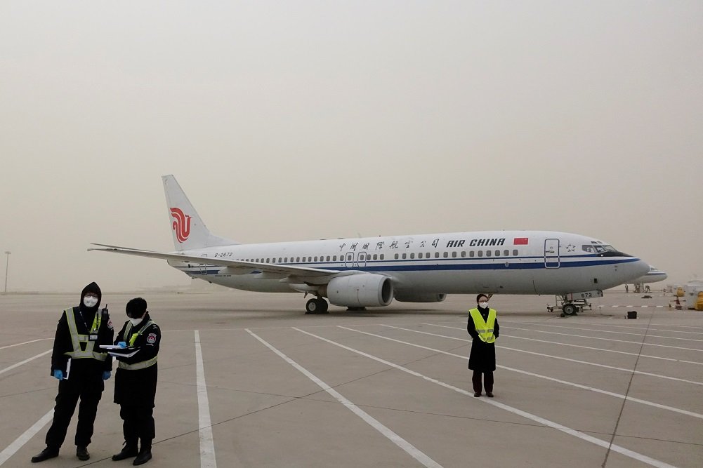 image Beijing enveloped in hazardous sandstorm, second time in two weeks
