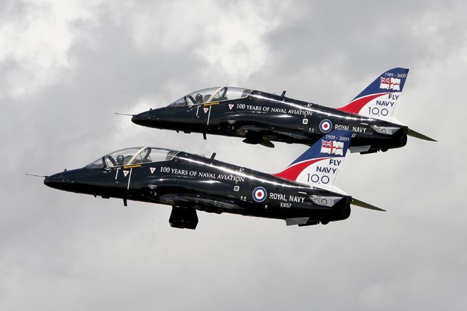 image Two pilots survive military jet crash in England