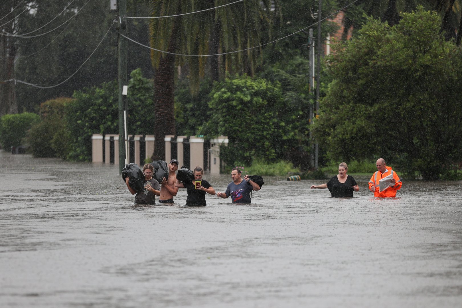 a severe rain event affecting the state of new south wales is seen in sydney