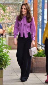 fashion2 the duchess of cambridge wearing a gucci pussy bow blouse in 2019