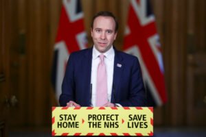 file photo: britain's health secretary hancock holds a news conference in london