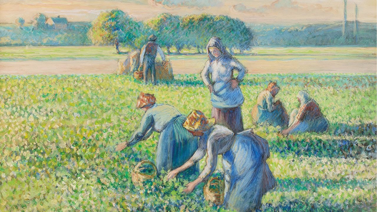 image &#8216;Picking Peas&#8217;: the story of the lost and found Pissarro