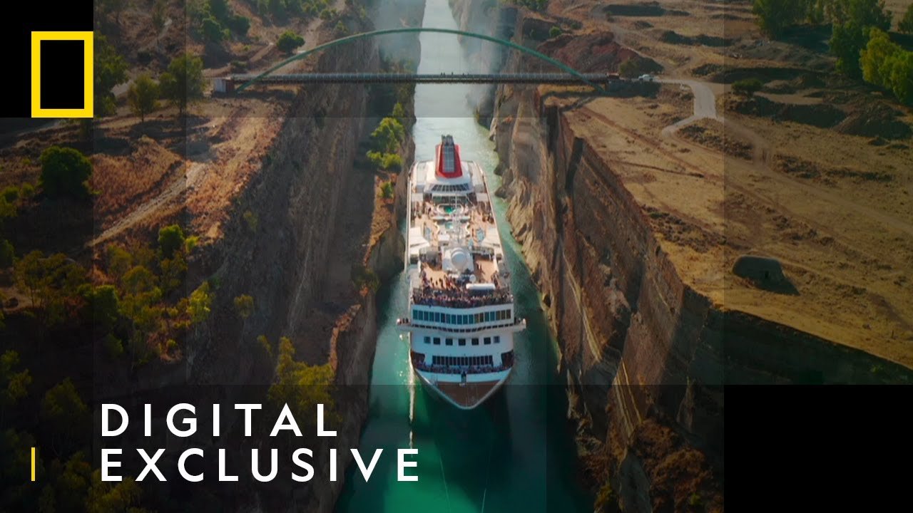 image The Corinth Canal: the world&#8217;s deepest man-made waterway