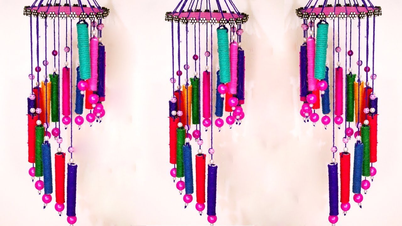 image How to make wind chimes with recycled materials